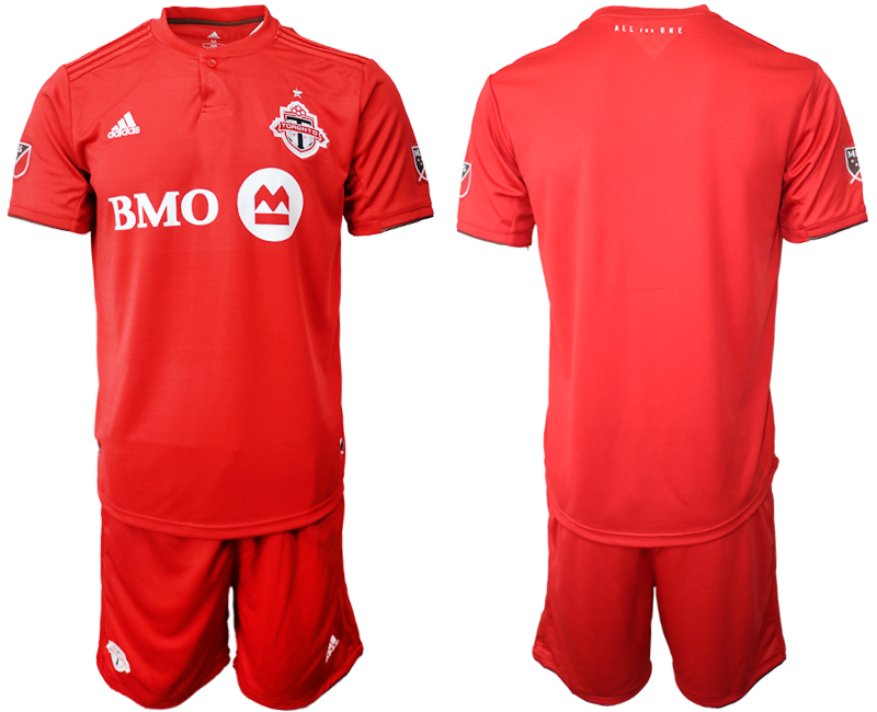 Men 2020-2021 club Toronto FC home blank red Soccer Jerseys